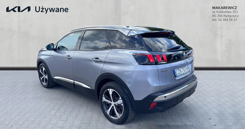 Peugeot 3008 cena 98900 przebieg: 93300, rok produkcji 2019 z Bydgoszcz małe 529